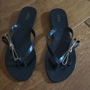Melissa Black Bow Women's Sandals